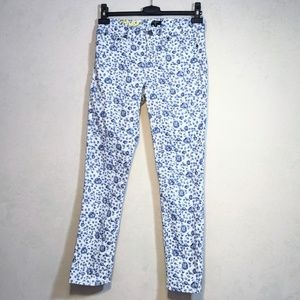 J Crew Floral Jeans | S
